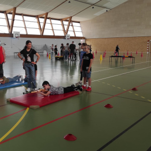 Tir laser et course d'orientation