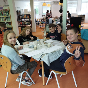 Des élèves souriants